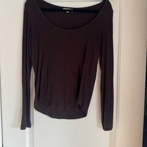 Madewell Brown Women's Long Sleeve